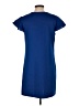 Unbranded Solid Blue Casual Dress Size M - photo 2