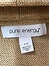 Pure Energy 100% Acrylic Tan Poncho Size 0X - 1X Plus - photo 7