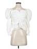 Assorted Brands 100% Polyester White 3/4 Sleeve Blouse Size S - photo 1