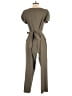 Calvin Klein Solid Brown Jumpsuit Size 6 - photo 2