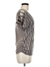 Vanity Silver Short Sleeve Top Size M - photo 4
