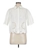Jason Wu White Short Sleeve Blouse Size 6 - photo 1