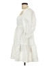Entro White Casual Dress Size L - photo 5