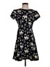 Tulle Print Black Casual Dress Size S - photo 1