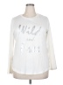 Just Be... Ivory Long Sleeve T-Shirt Size 2X - photo 1