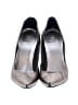 Stuart Weitzman 100% Leather Silver Heels Size 9 - photo 2