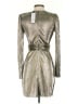BCBGeneration 100% Polyester Metallic Silver Cocktail Dress Size 4 - photo 2