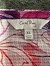 Coral Bay Purple 3/4 Sleeve Blouse Size XL - photo 7