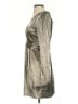 BCBGeneration 100% Polyester Metallic Silver Cocktail Dress Size 4 - photo 5