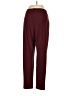 Leith Solid Burgundy Casual Pants Size M - photo 2