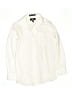 Nordstrom 100% Cotton Solid Ivory Long Sleeve Button-Down Shirt Size 10 - photo 1