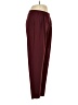 Leith Solid Burgundy Casual Pants Size M - photo 4