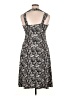 Connected Apparel Paisley Gray Cocktail Dress Size 16 - photo 2