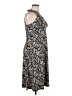 Connected Apparel Paisley Gray Cocktail Dress Size 16 - photo 4