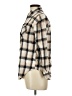 Love Notes Plaid Tan Long Sleeve Button-Down Shirt Size M - photo 5