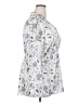 Torrid 100% Polyester Silver Long Sleeve Blouse Size 2X Plus (2) - photo 4