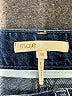 Maje 100% Cotton Hearts Blue Denim Shorts Size 36 waist - photo 3