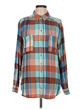 Pilcro Long Sleeve Button-Down Shirt (view 1)