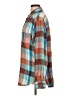 Pilcro Plaid Teal Long Sleeve Button-Down Shirt Size L - photo 5