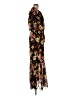 premier amour 100% Polyester Floral Black Casual Dress Size 6 - photo 4
