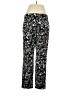 Ann Taylor Floral Black Casual Pants Size 8 - photo 2