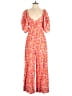 Free People Paisley Orange Jumpsuit Size M - photo 1