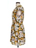 DR2 100% Polyester Print Yellow Casual Dress Size L (petite) - photo 5