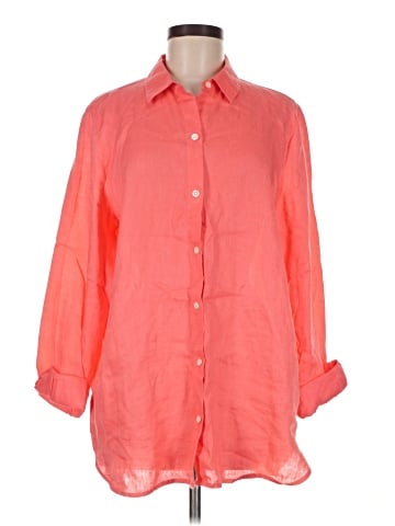 J.Jill 3/4 Sleeve Button-Down Shirt (view 1)