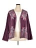 Soft Surroundings 100% Cotton Purple Jacket Size 2X - photo 1
