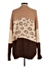 GiGio 100% Acrylic Animal Print Brown Pullover Sweater Size S - photo 2