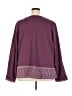 Soft Surroundings 100% Cotton Purple Jacket Size 2X - photo 2
