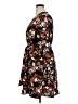 Unbranded Floral Brown Coat Size XL - photo 5