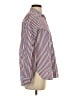 J.Crew 100% Cotton Stripes Red Long Sleeve Blouse Size 2 - photo 4