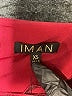 IMAN Burgundy Long Sleeve Top Size XS - photo 7