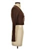 White Fox Brown Cardigan Size S - photo 4
