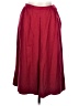 Pendleton 100% Wool Solid Burgundy Wool Skirt Size 14 - photo 1