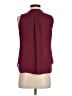 Ann Taylor LOFT 100% Polyester Burgundy Sleeveless Blouse Size S (petite) - photo 2