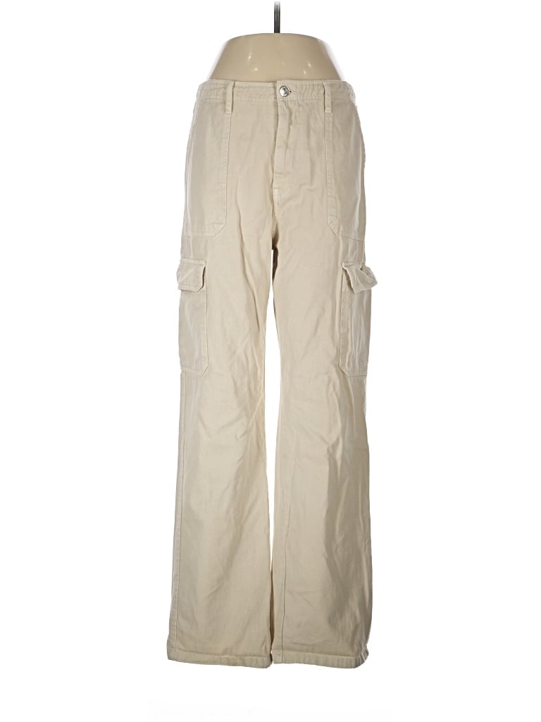 Pre-owned Zara Cargo Pants In Tan
