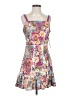 Aqua 100% Polyester Paisley Purple Cocktail Dress Size XS - photo 1