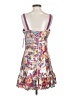 Aqua 100% Polyester Paisley Purple Cocktail Dress Size XS - photo 2