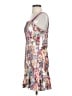 Aqua 100% Polyester Paisley Purple Cocktail Dress Size XS - photo 5
