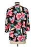 Unbranded Tropical Black 3/4 Sleeve Blouse Size L - photo 2
