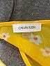 Calvin Klein 100% Polyester Yellow Casual Dress Size 2 - photo 7