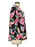 Unbranded Tropical Black 3/4 Sleeve Blouse Size L - photo 4