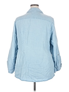 Soft Surroundings 3/4 Sleeve Button-Down Shirt (view 2)