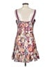 Aqua 100% Polyester Print Purple Cocktail Dress Size XS - photo 2