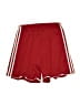Adidas 100% Polyester Stripes Red Athletic Shorts Size L - photo 1