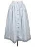 Talbots Stripes Blue Casual Skirt Size 14 - photo 1