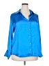 Zara Blue 3/4 Sleeve Blouse Size XXL - photo 1