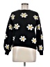 Shein Floral Black Pullover Sweater Size M - photo 1